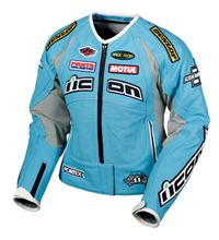 Icon Merc Blue Leather Hero Jacket